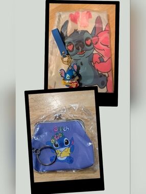 Stitch Tote Bag Keychain & Coin Purse NEW